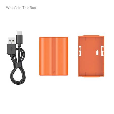 SmallRig 4970 - zamiennik akumulatora NP-W235, USB-C, 2400mAh, pomarańczowy_4